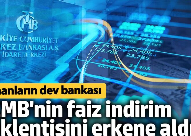 Almanların dev bankası Merkez Bankası’nın faiz indirim beklentisini erkene aldı